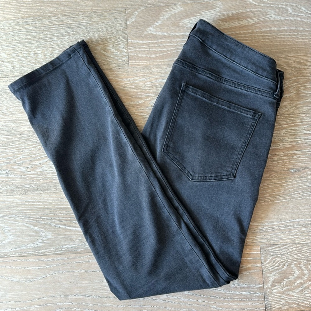 True Classic Slim Fit Comfort Stretch Pants 30" Grey Sz34